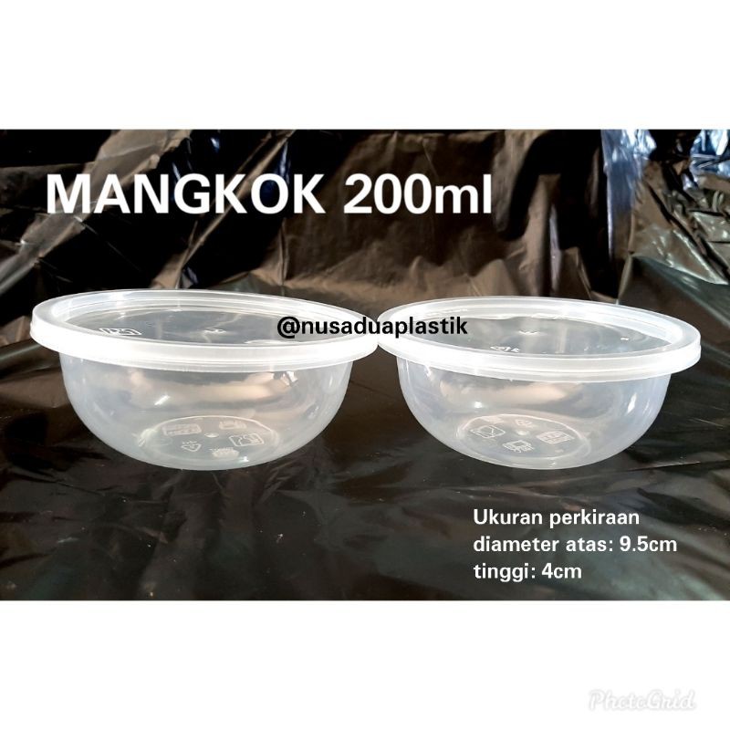 Jual Mangkok Plastik 200ml Bowl Pp Thinwall 200 Ml Shopee Indonesia