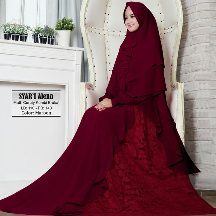 GAMIS SYARI ALENA MARON Berkualitas