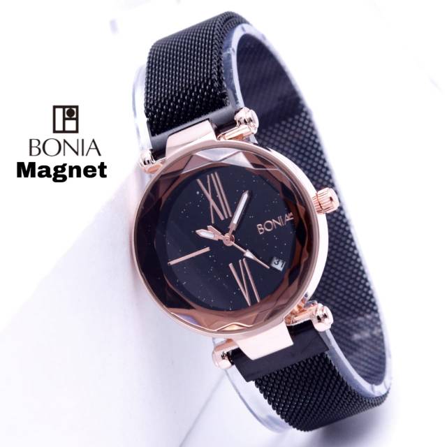 Jam Tangan Wanita Bonia Rantai Pasir Magnet Best Seller