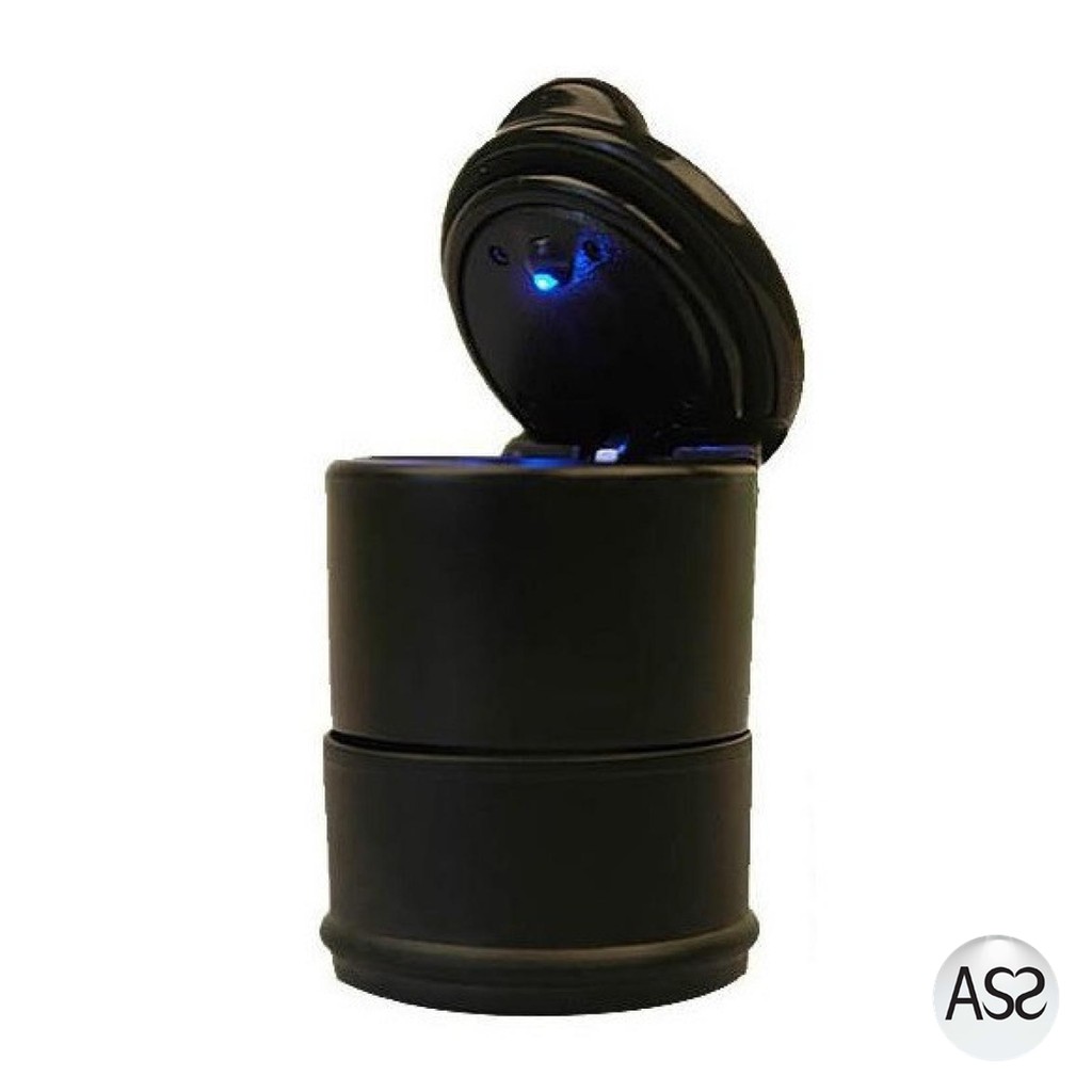 ASS Shop - Noctilucent ABS Car Ashtray with LED Light Model A - 4S