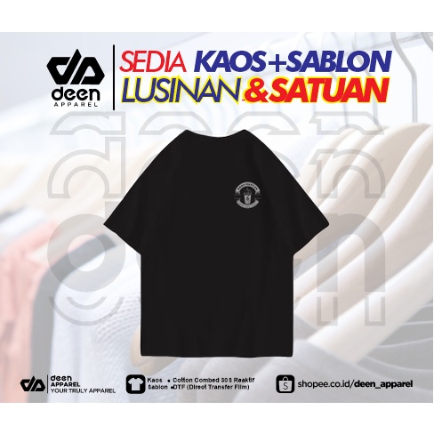 Kaos Oversize Cotton Combed 24S sablon DTF
