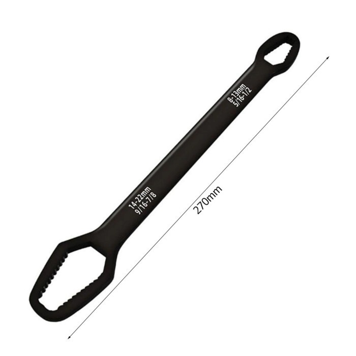 Kunci Pas 8-22mm Universal Torx Wrench Double-Head Self-tightening