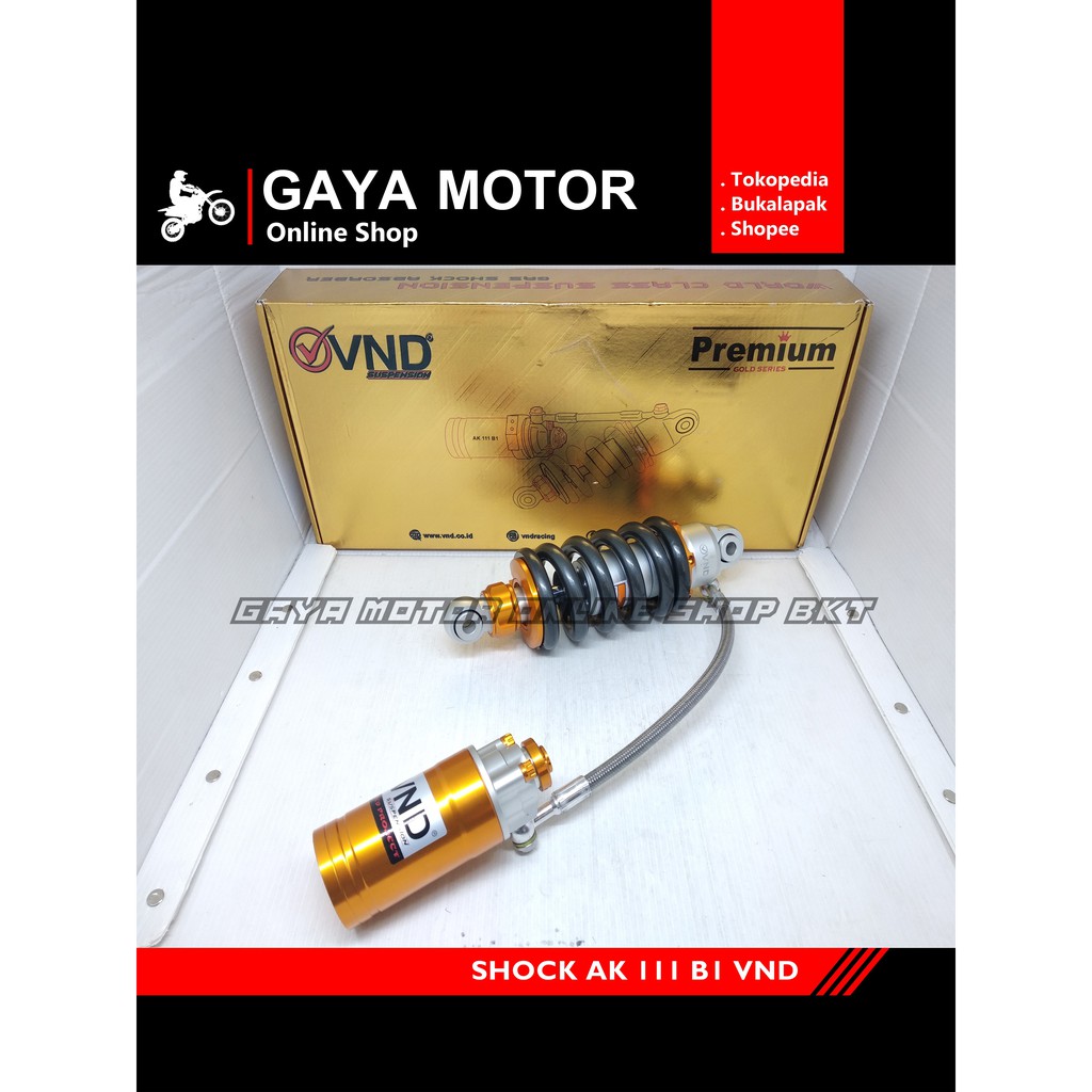 Shockbreaker Tabung Pisah FU 150 SONIC 150 NINJA RR R VIXION SATRIA 2T Model AK 111 B1 VND