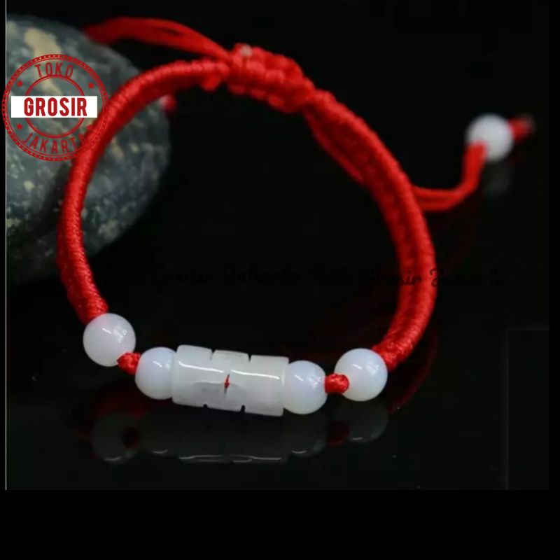 Gelang Pria Wanita Tali Merah Fhengsui Adjustable