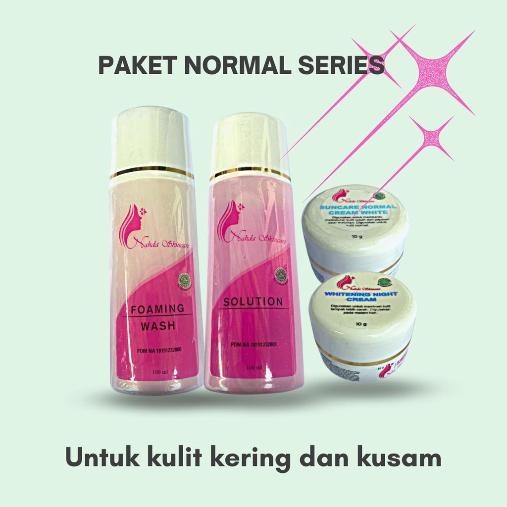 NAHDA SKINCARE PAKET NORMAL &amp; ACNE ORIGINAL BPOM 100%