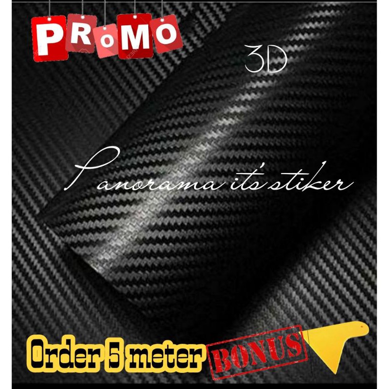 STICKER SKOTLET MOTOR CARBON /STICKER MOTOR KARBON /SCOTLIGHT HITAM CARBON/SKOTLET MOTOR DASHBOARD