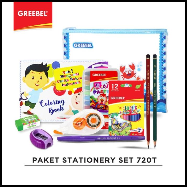 

Heaven | Greebel Paket Alat Tulis Stationery Set 720 T