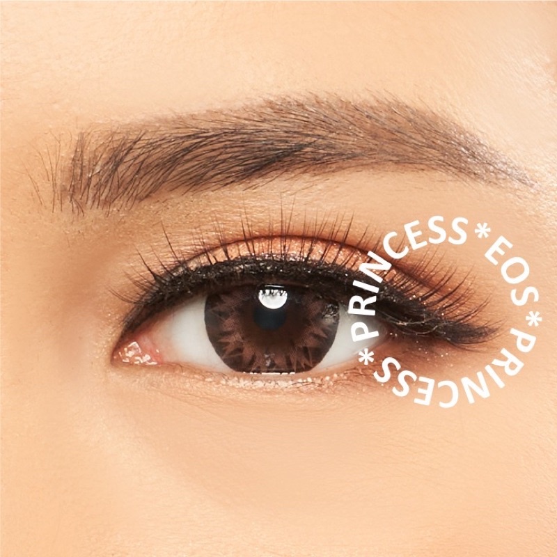 Softlens EOS Crystal Brown / Coklat Normal Minus Beda Minus