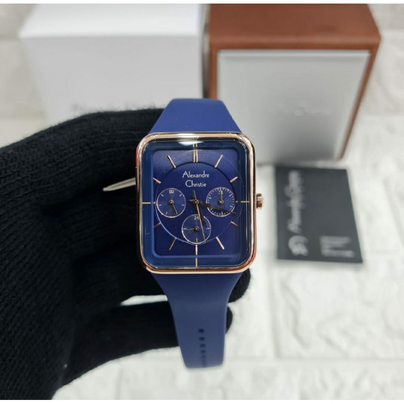 JAM WANITA ALEXANDRE CHRISTIE AC 2744 AC2744 BLUE ORIGINAL