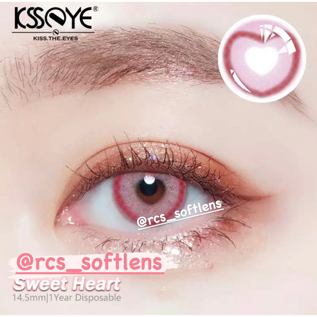 RCS - Softlens import korea kpop softlens warna pink