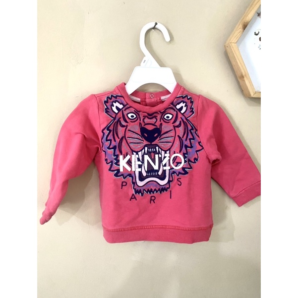 Preloved Original Kenzo Kids Sweatshirt / Sweater Pink