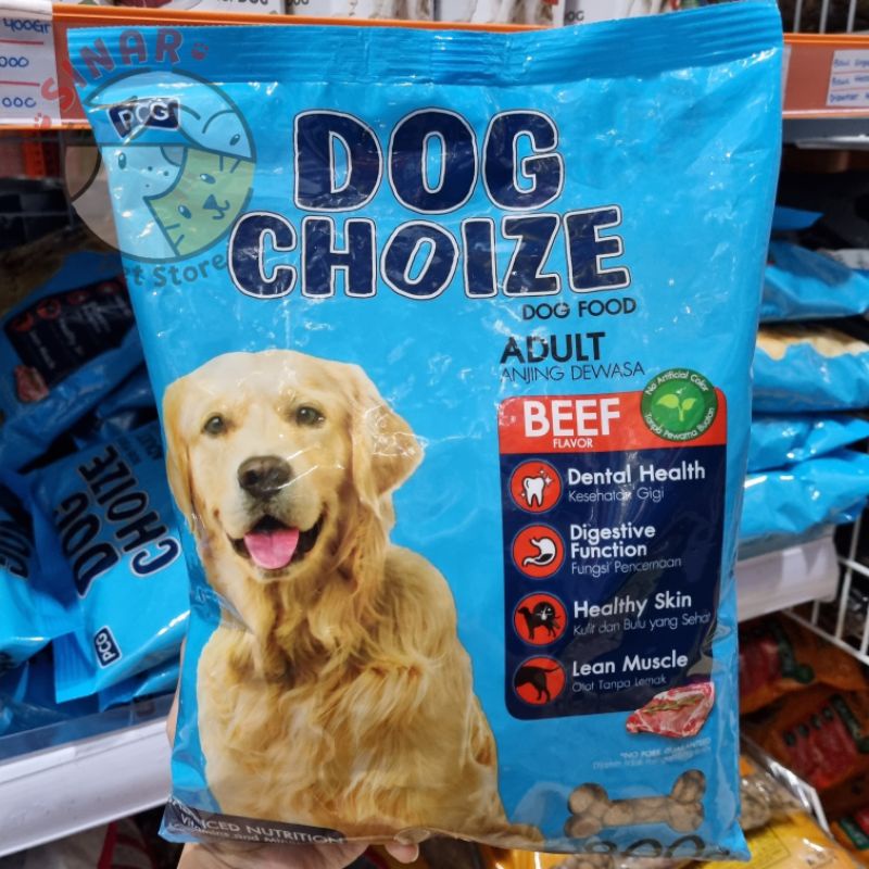 Dog Choize Beef 800Gram Makanan Anjing Dewasa