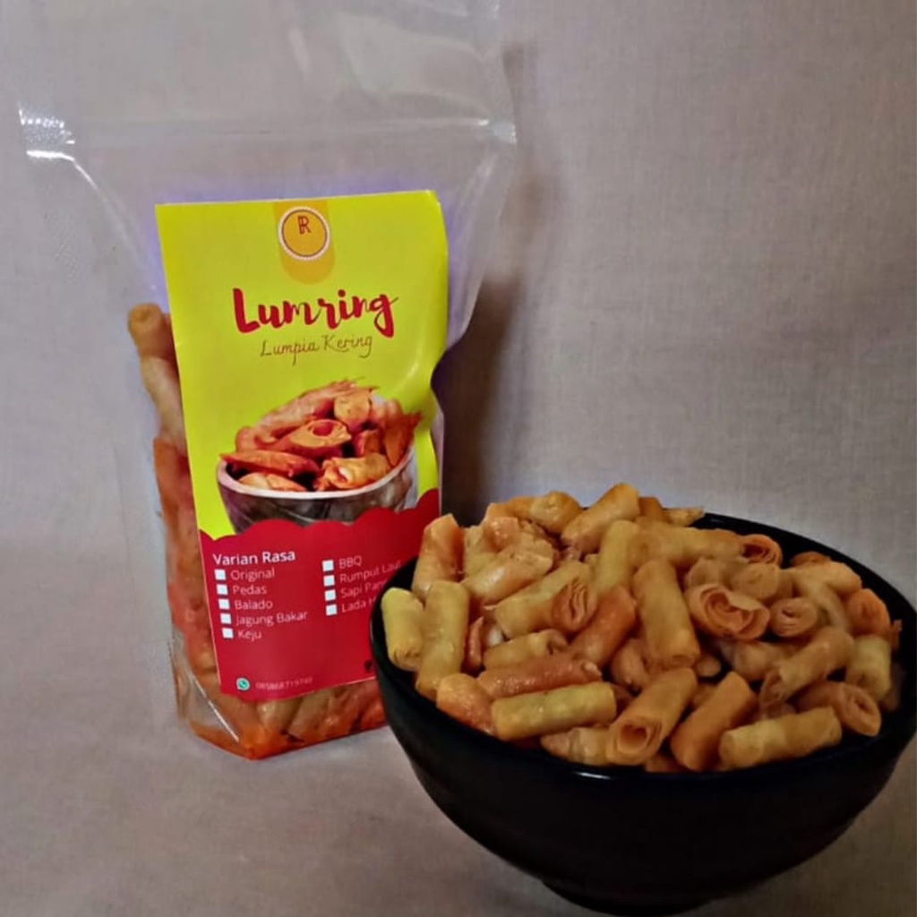 

Lumring/Lumpia Kering/Cemilan/Crispy/200 gram/Lumpia Garing/Snack