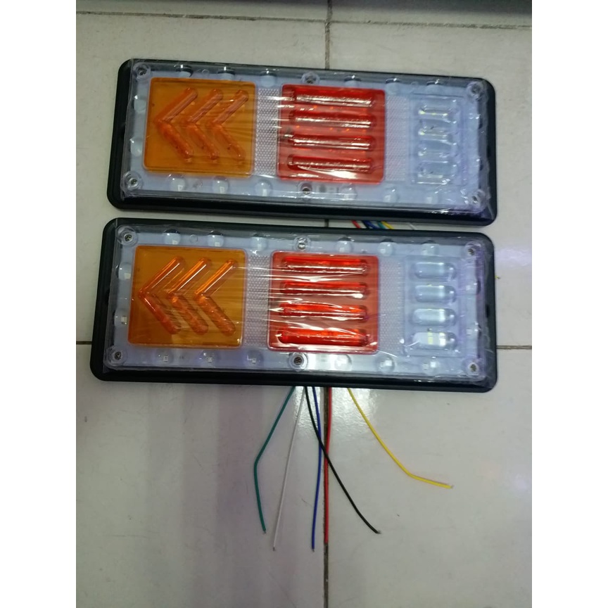 STOP LAMP LAMPU REM LED TRUK TRUCK STOPLAMP LED TRUCK VARIASI RGB 24 VOLT PANJANG 32 CM