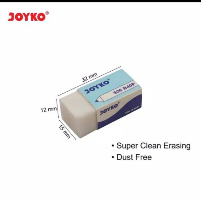 

Penghapus joyko putih white eraser