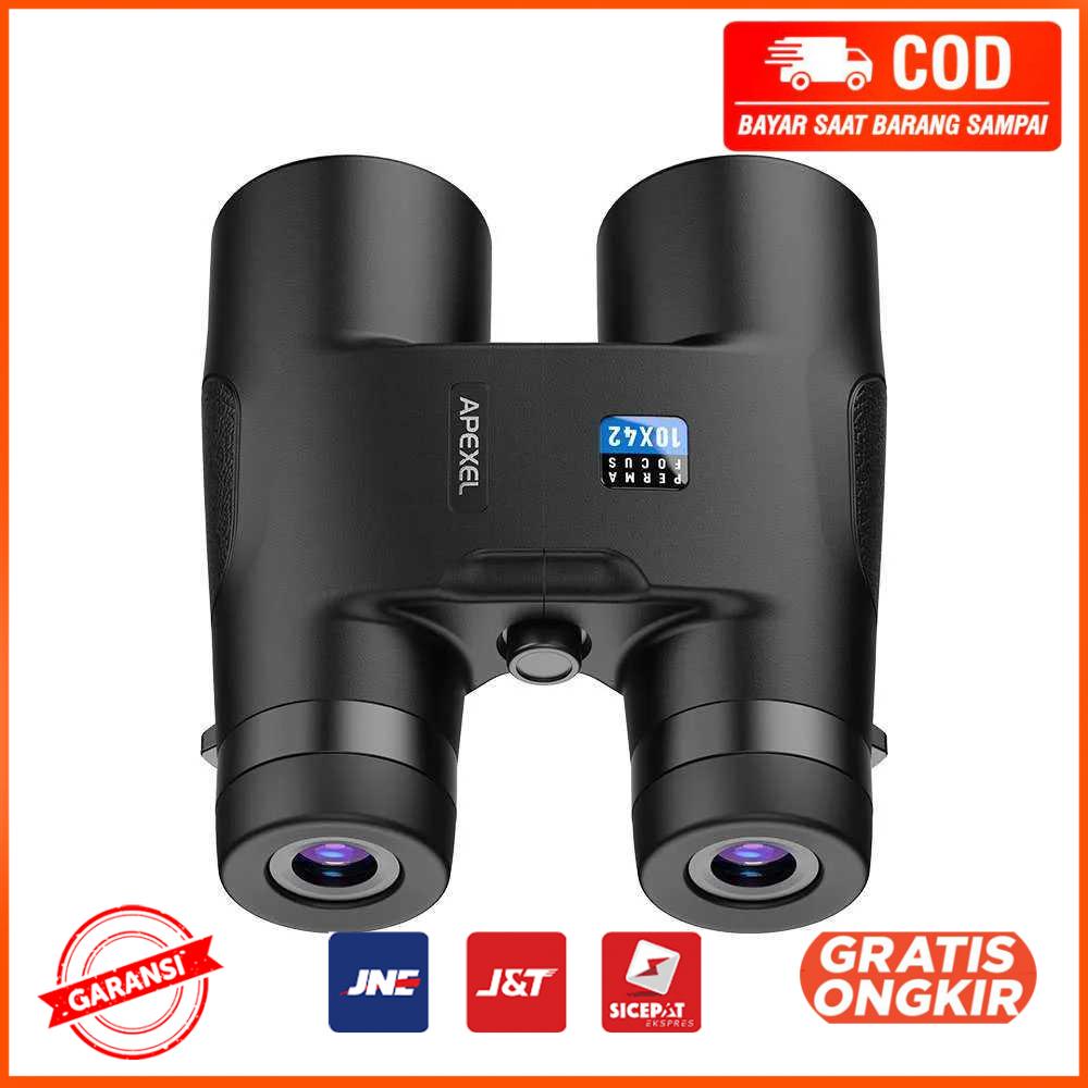 APEXEL Teropong Binoculars Fixed Focus HD Vision 10x42 - APL-RB10X42A