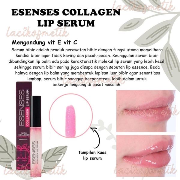 Esenses Collagen Lip Serum - Evany Esenses Lipserum Serum Bibir 3ml