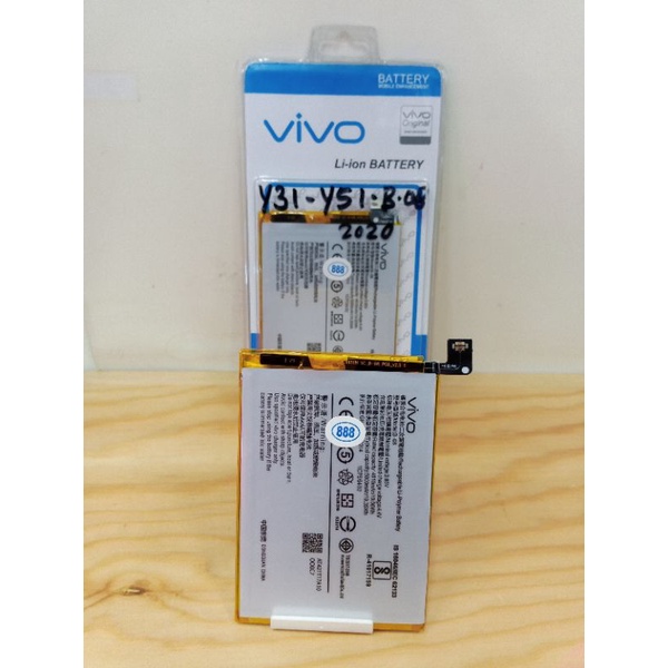 BATERAI VIVO B-08 Y31 Y51 2020 BATT BATRE Vivo b 08 B-08 Y31 Y51 2020 original