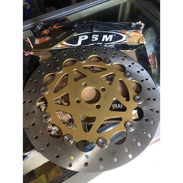 Piringan cakram disk floating Psm 320mm Suzuki 2T Satria Ru Agresif