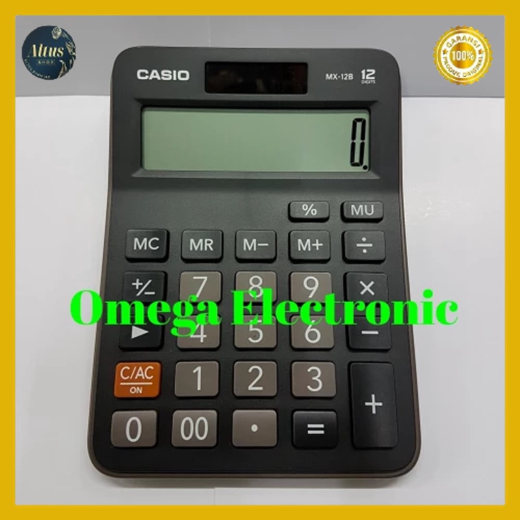 

Casio MZ 12S - Kalkulator Meja - Hitam