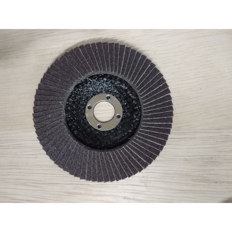 GERINDA AMPLAS SUSUN FLAP DISC 4 INCH GRID 60 80 100 120 150 180 240