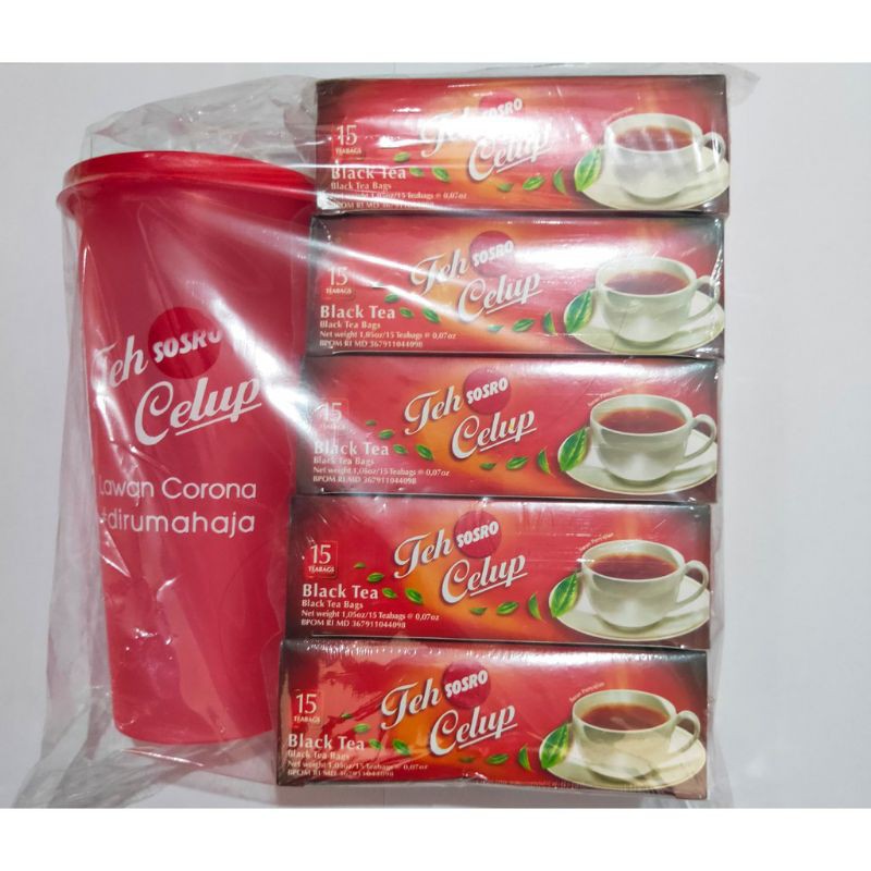 

(Desty Shop) Paket Teh celup sosro free tumbler
