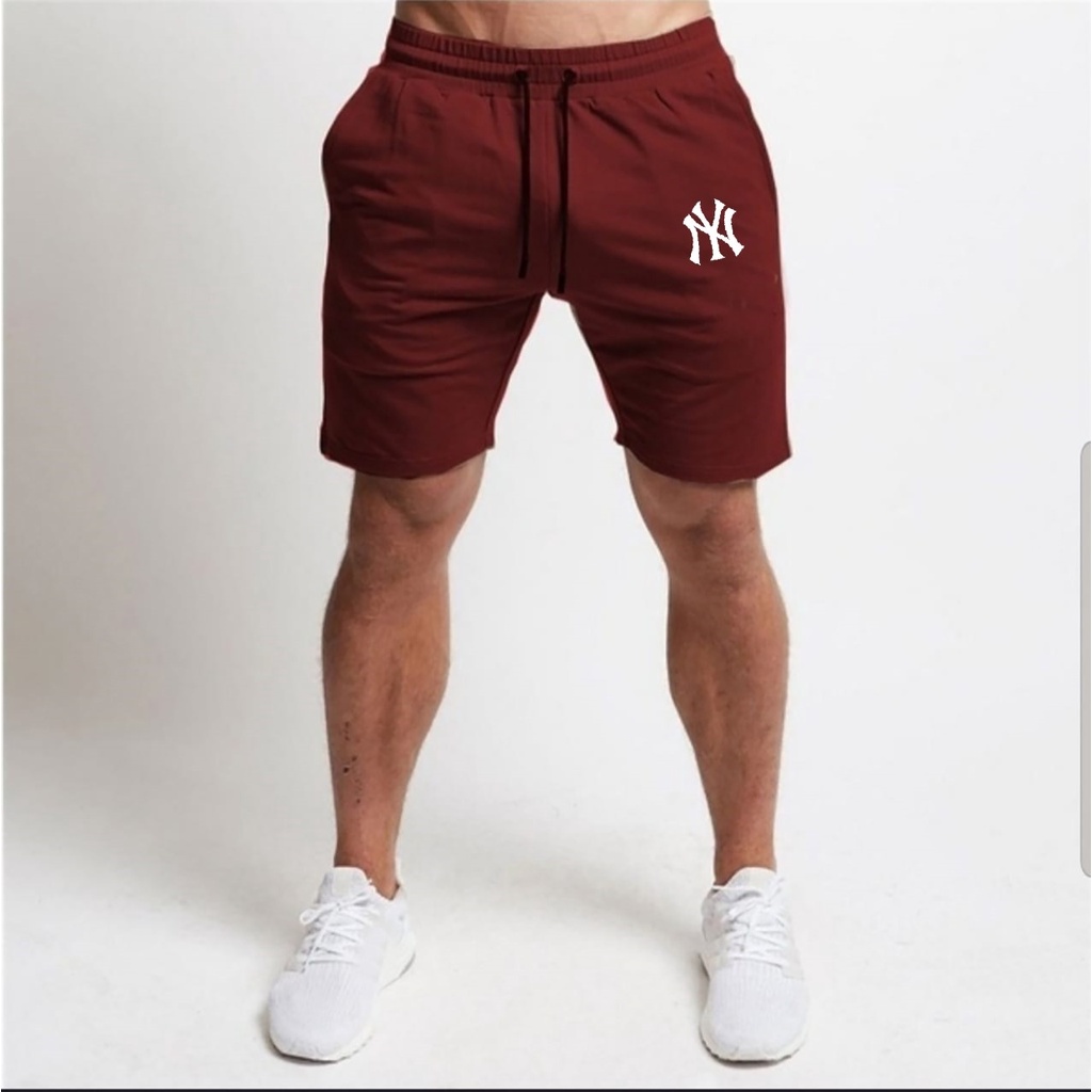 KIYOWO-CELANA PENDEK SPORT PRIA NY JOGGING SANTAI RUNNING SWIMMING GYM OLAHRAGA