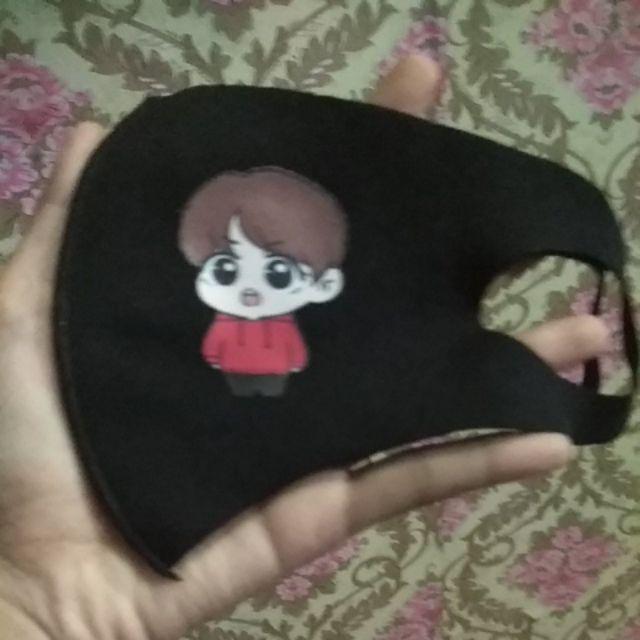 Masker Scuba Kpop Bts Jungkook Chibi