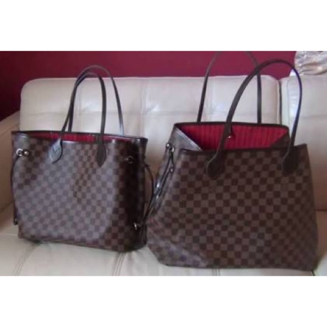 tas louis vuitton / Lv neverfull damier