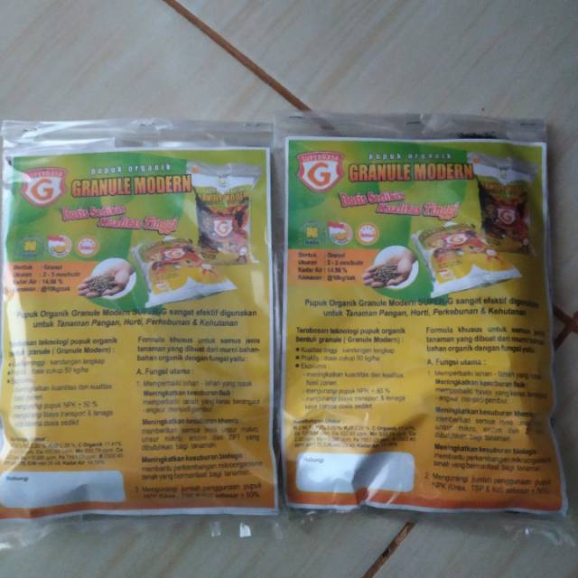 Pupuk granul modern nasa