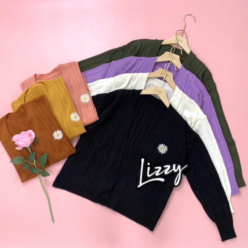 Lizzy - GRACIA CARDIGAN BORDIR DAISY PREMIUM