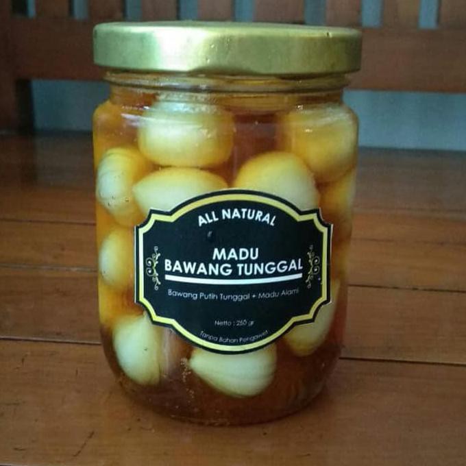 Bawang Putih Tunggal Madu Murni Merk Madu Nusantara 250 Gr Indonesia