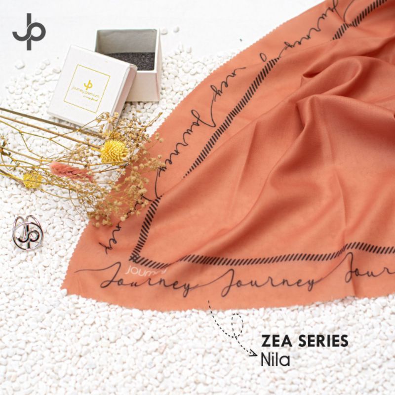 JOURNEY HIJAB ZEA SERIES WARNA NILA (CEK STOK)