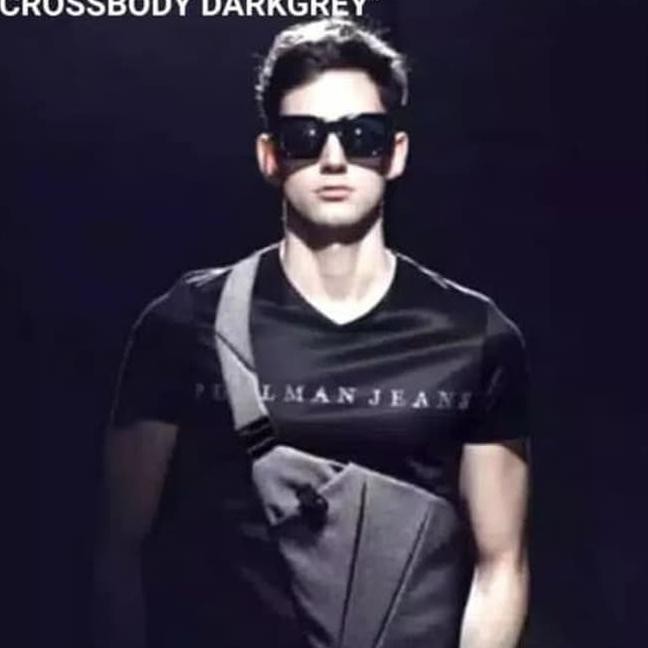 Tas Selempang Waistbag Pria Crossbody Bodypack Slingbag Cowok Keren -
