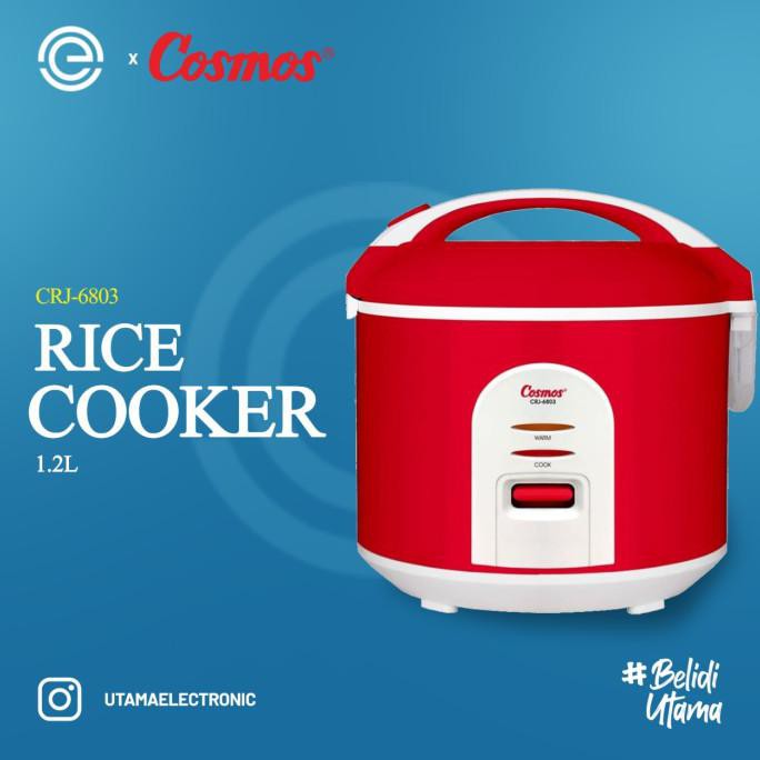 NEW / COSMOS Rice Cooker Harmond 1.2 Liter CRJ-6803 / BERKUALITAS