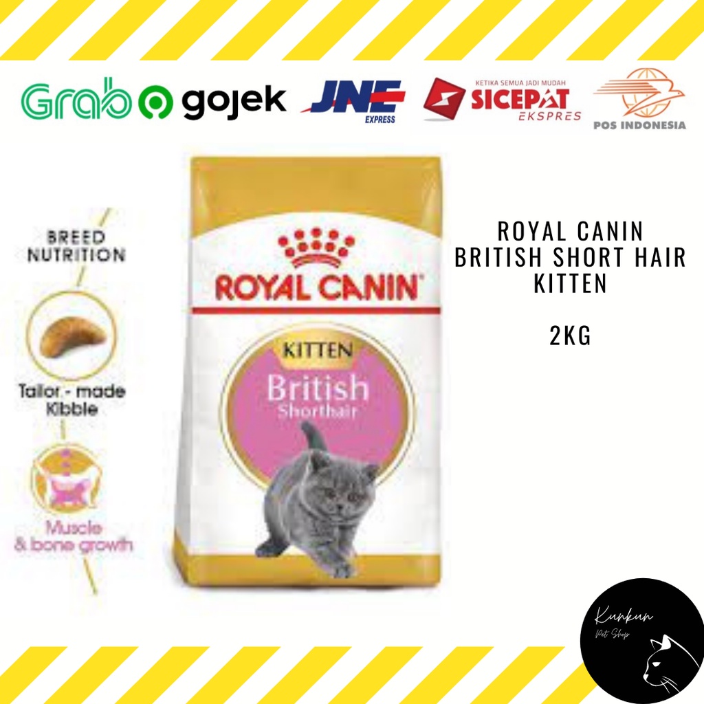 ROYAL CANIN BRITISH SHORT HAIR - KITTEN 2KG (DRY CAT FOOD)
