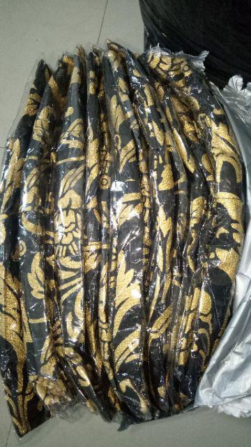 Tey-17 Batik Pria Asj Sa Hrb026 Kenongo Kemeja Tosca Pendek Pekalongan Padi M L Xl Sogan Tulis ::