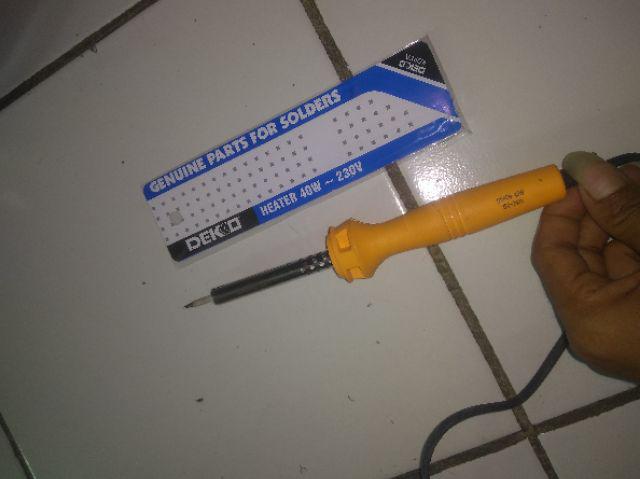 Dekko Elemen Solder 40w Heater 40w Elemen 40w Genuine Part Original