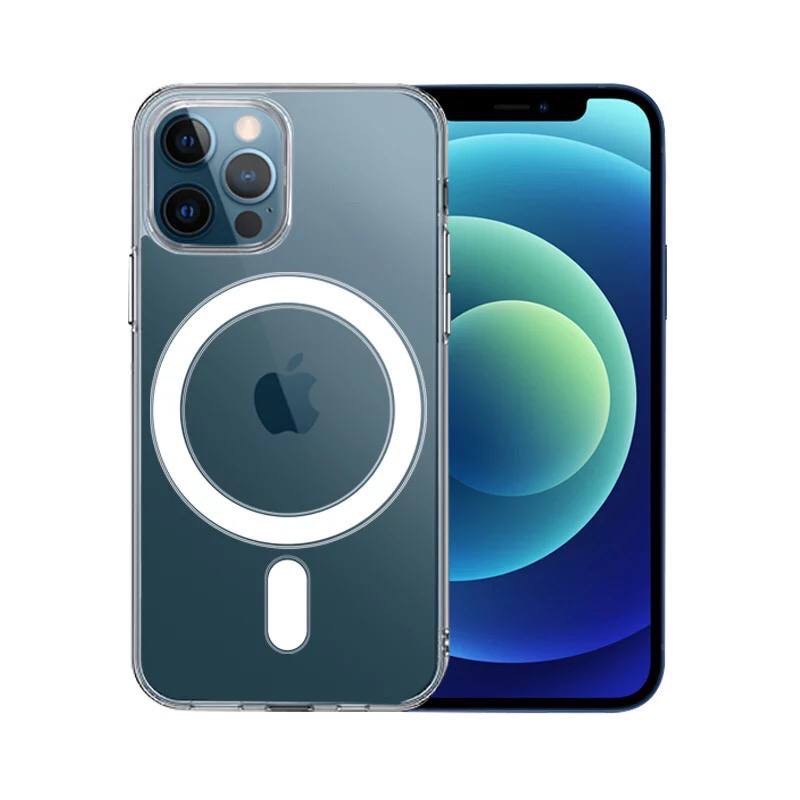 Mag Clear Case / Magnetic Charging Case for iP 13 Pro Max / iP 13 Pro / iP 13 / iP 13 Mini / iP 12 Pro Max / iP 12 Pro / iP 12 / iP 12 Mini / iP 11 Pro Max / iP 11 Pro / iP 11 / iP XR / iP Xs Max / iP X / iP Xs / iP 7 Plus / iP 7 / iP 8 / iP 8 Plus