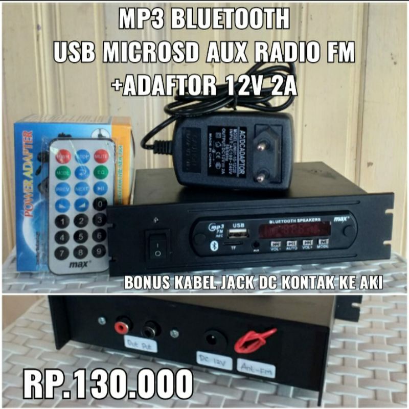 MP3 BLUETOOTH USB MICROSD AUX RADIO FM