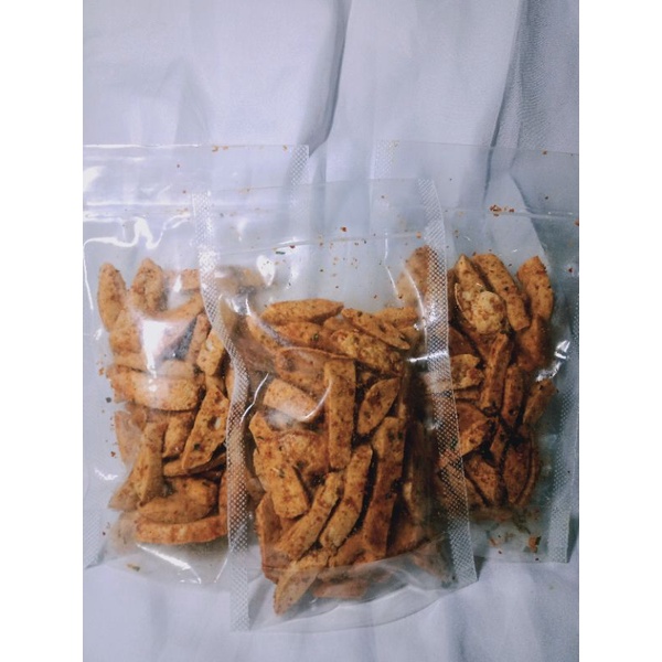 

PROMO!!! 3 pcs BASRENG PEDAS DAUN JERUK & makaroni Pedas