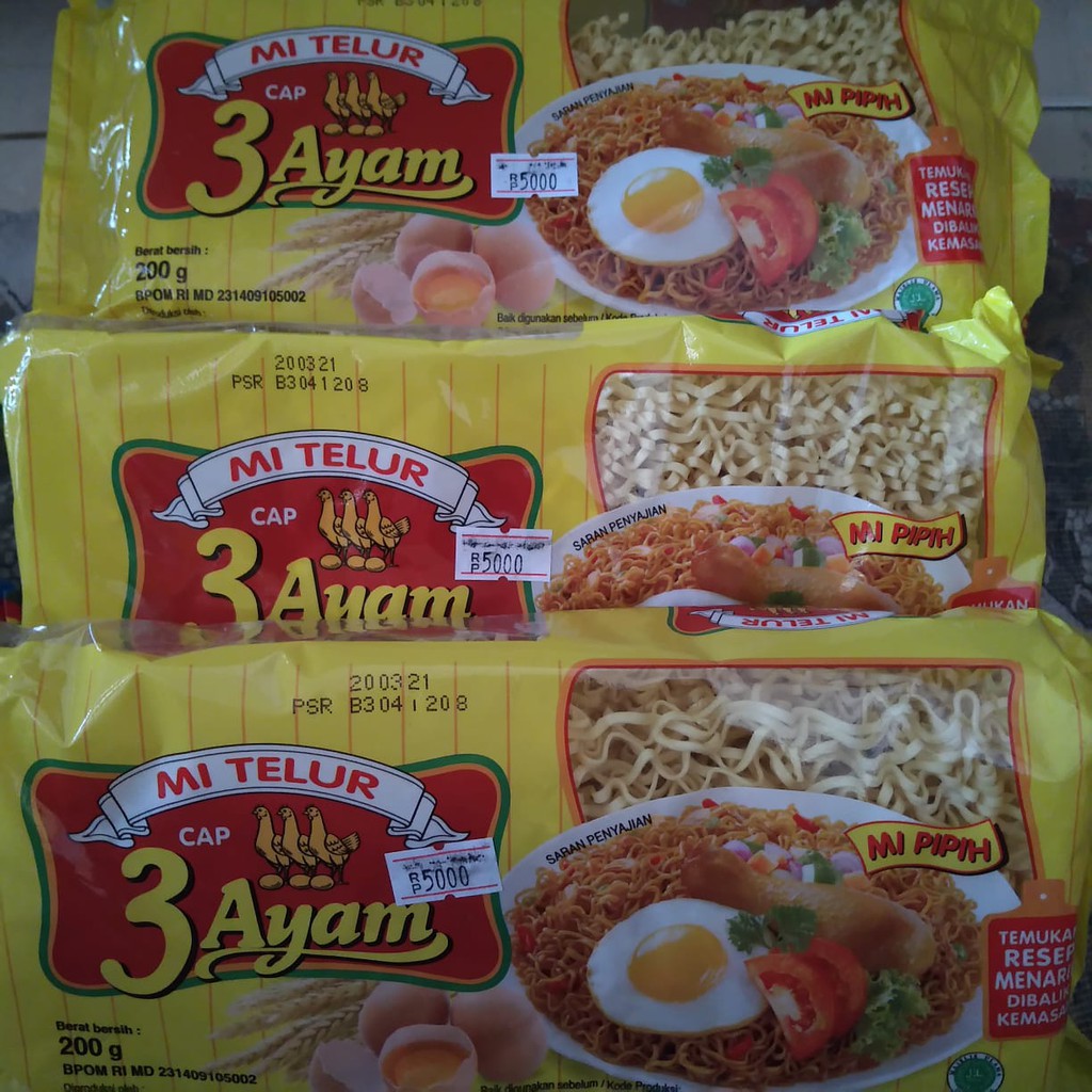 

MIE TELUR CAP 3 AYAM