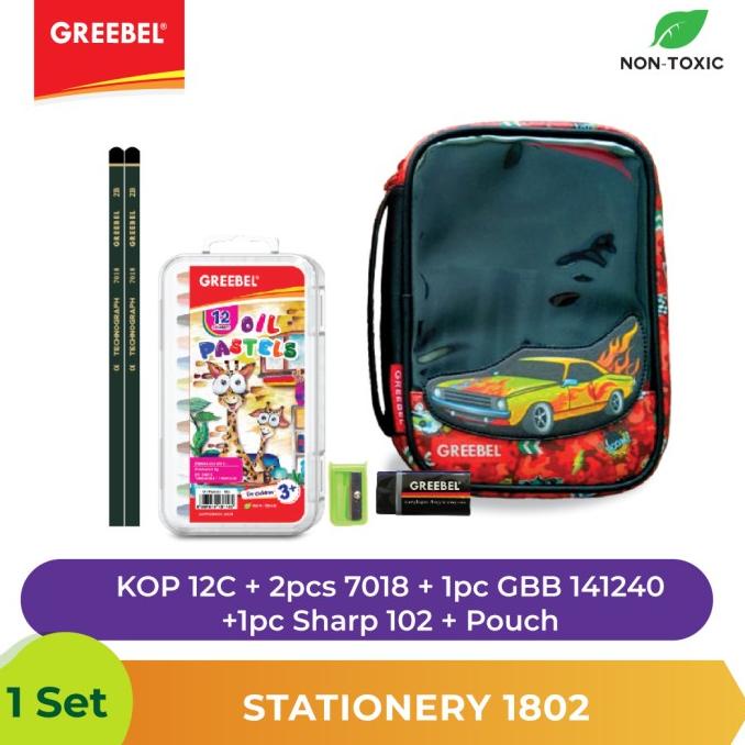 

:0:0:0] GREEBEL Paket Alat Tulis Stationery Set 1802
