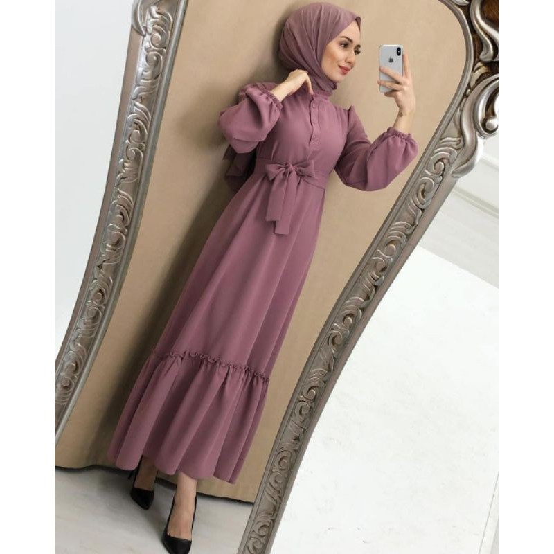 DRESS MUSLIM - ISABELA DRESS - PARTY DRESS - DRESS TERLARIS - PAKAIAN TERLARIS