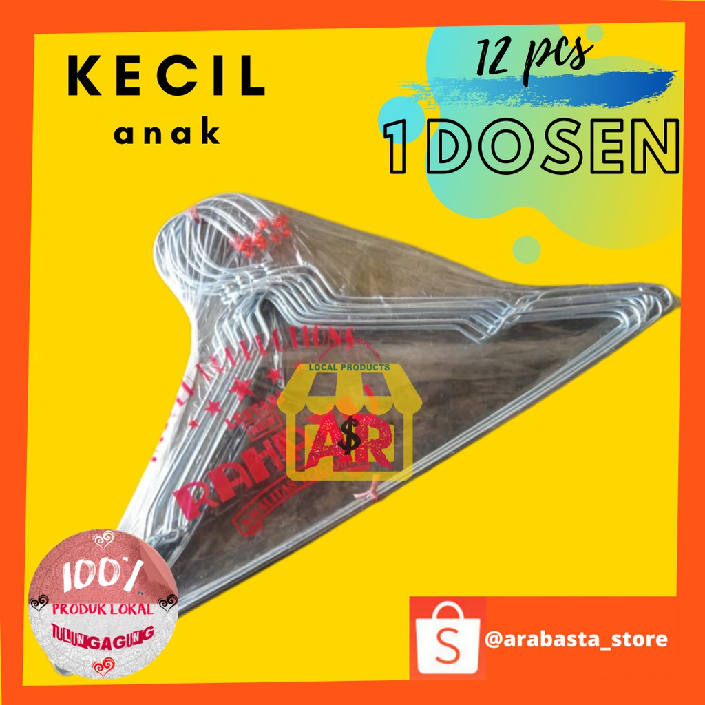 Hanger ANAK-ANAK besi Gantungan baju Hanger baju Jemuran besi Hanger baju anak Hanger kawat Hanger