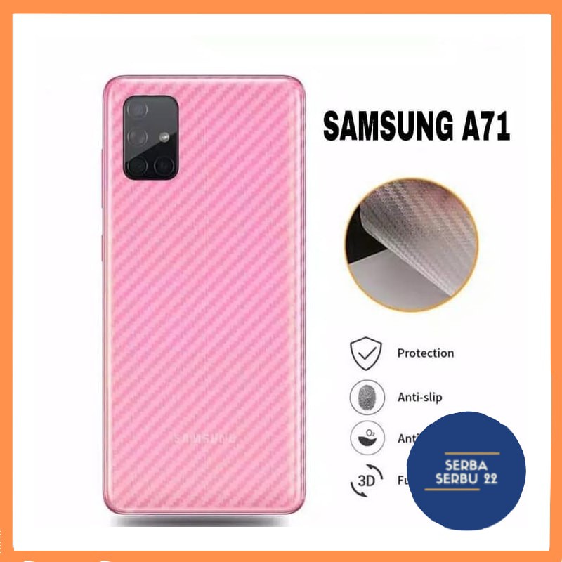 SKIN KARBON HANDPHONE ANTI GORES BELAKANG HANDPHONE / PELINDUNG BELAKANG HP TYPE SAMSUNG [SS]