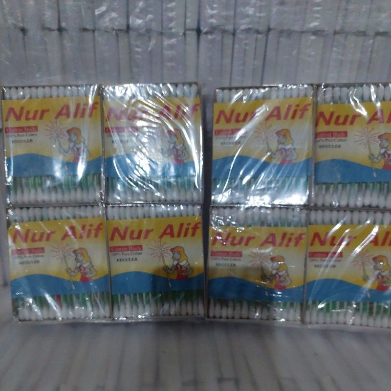 Cotton Bud Murah 1 pack isi 12 kotak