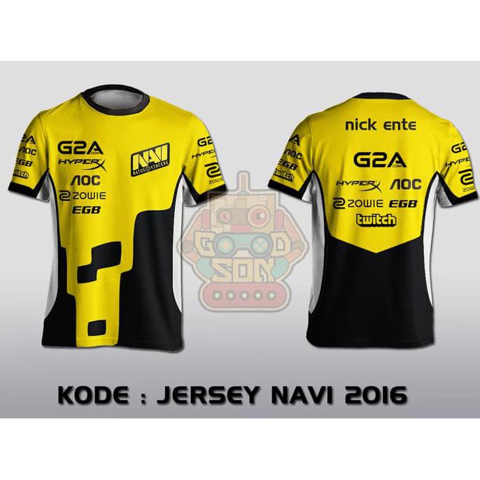 Jersey / Kaos Team Gaming Dota 2 Navi (Natus Vincere) 2016 .Aruansy.Olshop