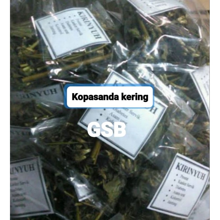 

Daun kirinyuh / daun kopasanda kering asli 1 kg