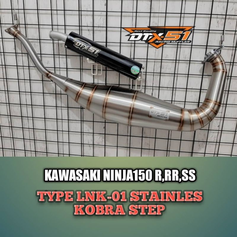 KNALPOT NINJA R SS RR ORIGINAL DTX-51 MODEL CHAMBER L / LEHER L